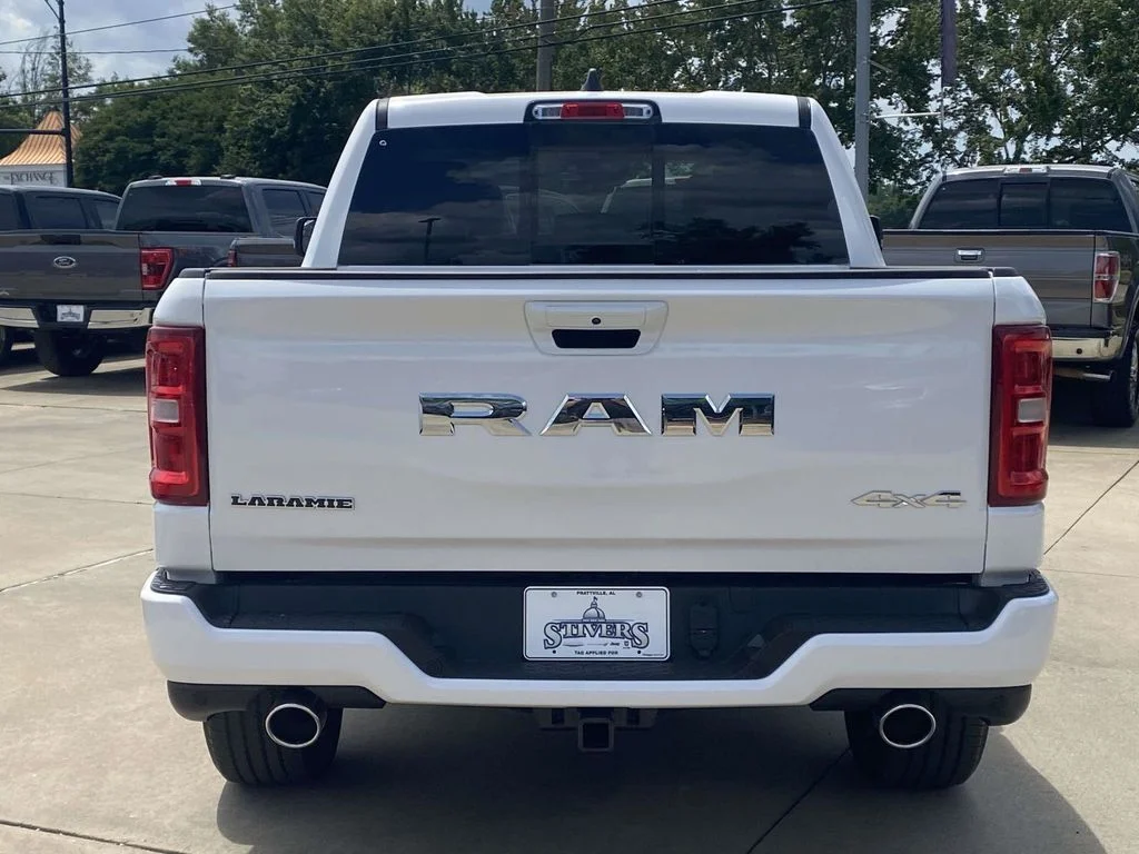 New 2026 Bright White Clear-Coat Exterior Paint RAM Laramie image 36