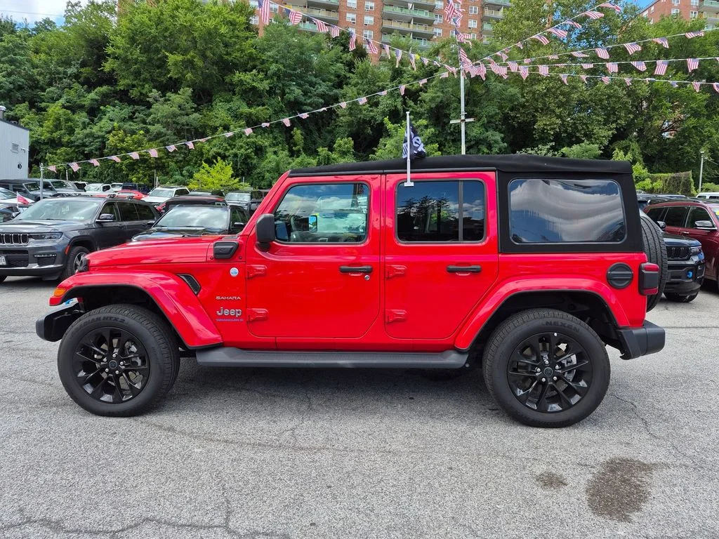 Used 2024 Red Jeep Sahara 4xe image 11