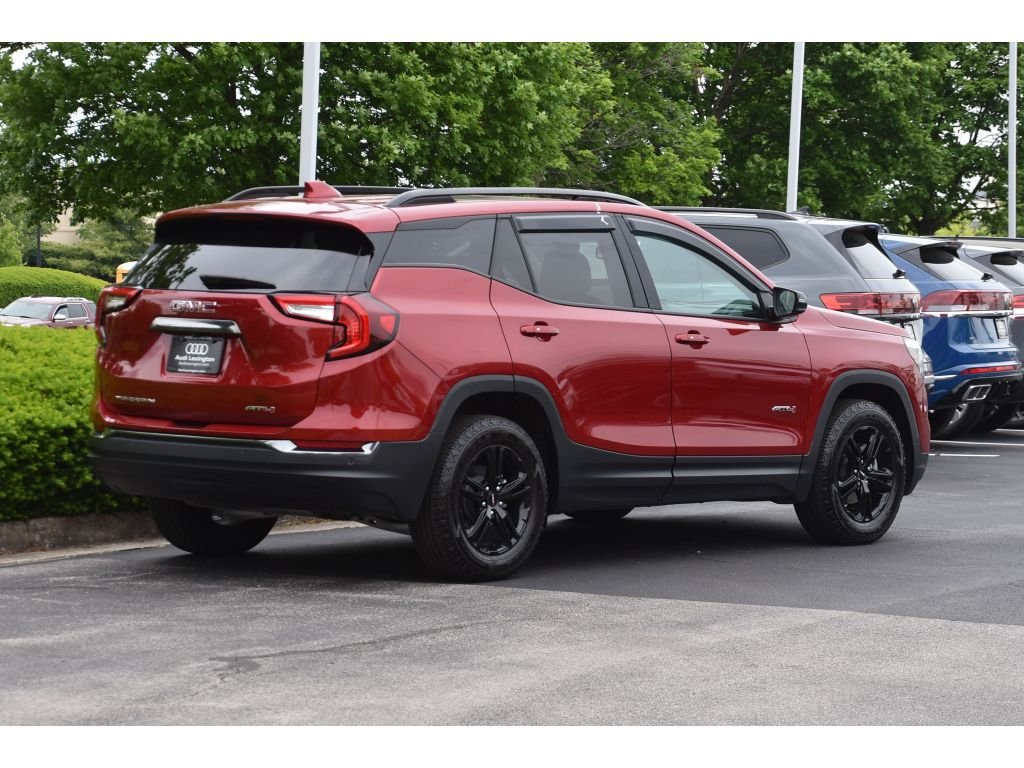 Used 2024 Volcanic Red Tintcoat GMC AT4 image 4