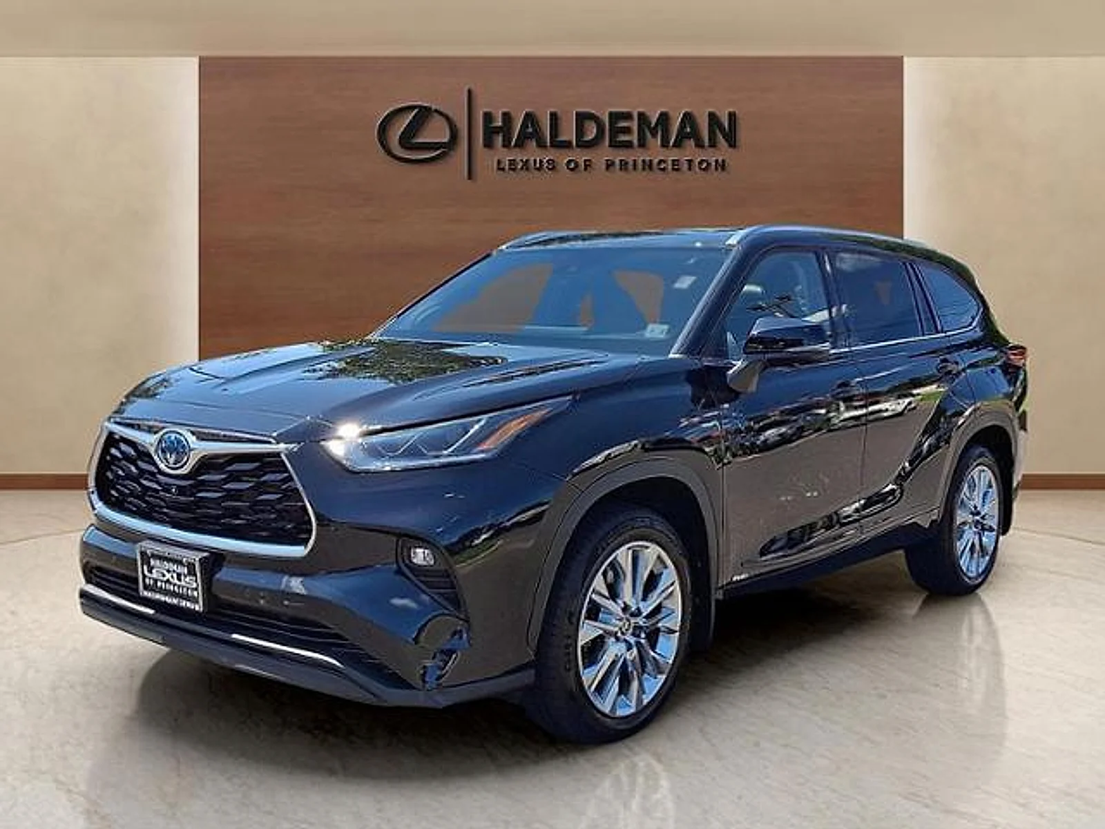 Used 2023 Midnight Black Metallic Toyota Hybrid Limited image 3