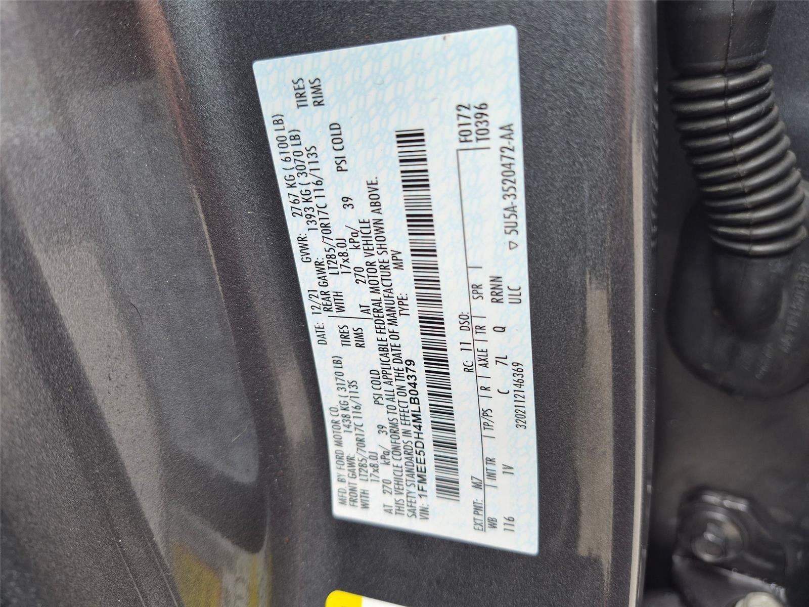 Used 2021 Carbonized Gray Metallic Ford Badlands image 36