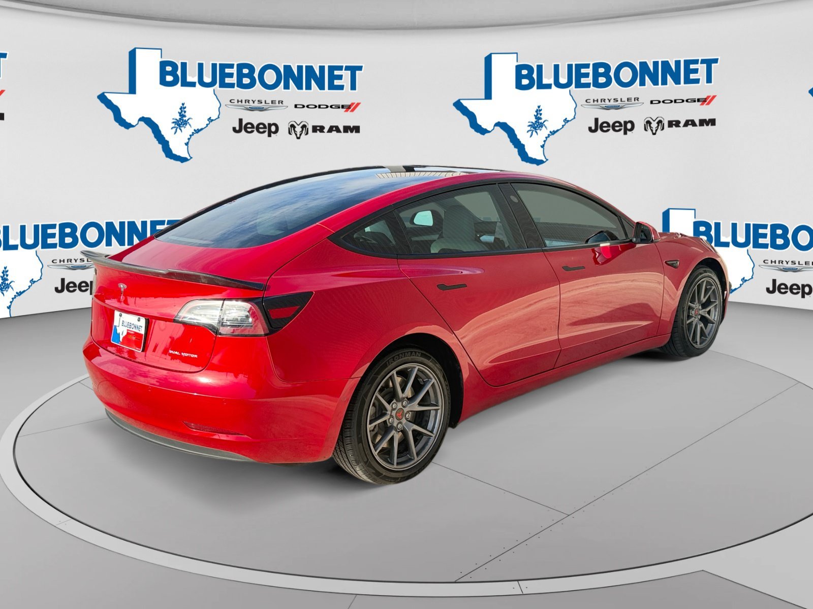 Used 2022 Red Multi-Coat Tesla Long Range image 5