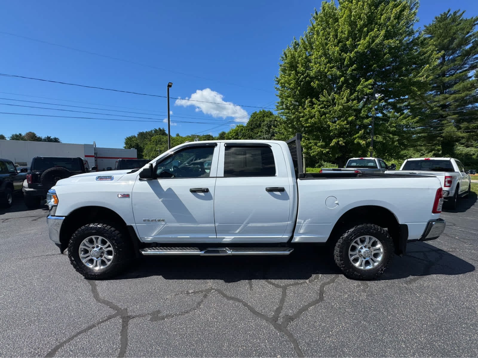 Used 2021 Bright White Clearcoat Ram Tradesman image 2