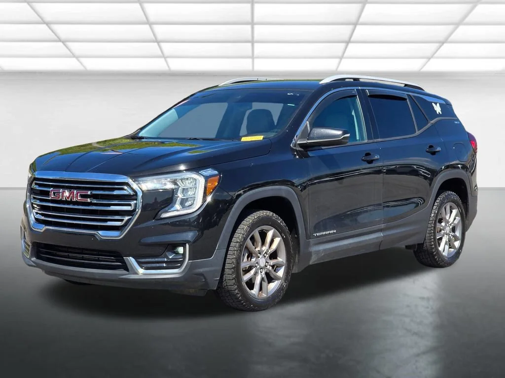 Used 2022 GMC Terrain SLT with VIN 3GKALVEV0NL171343 for sale in Spruce Pine, NC