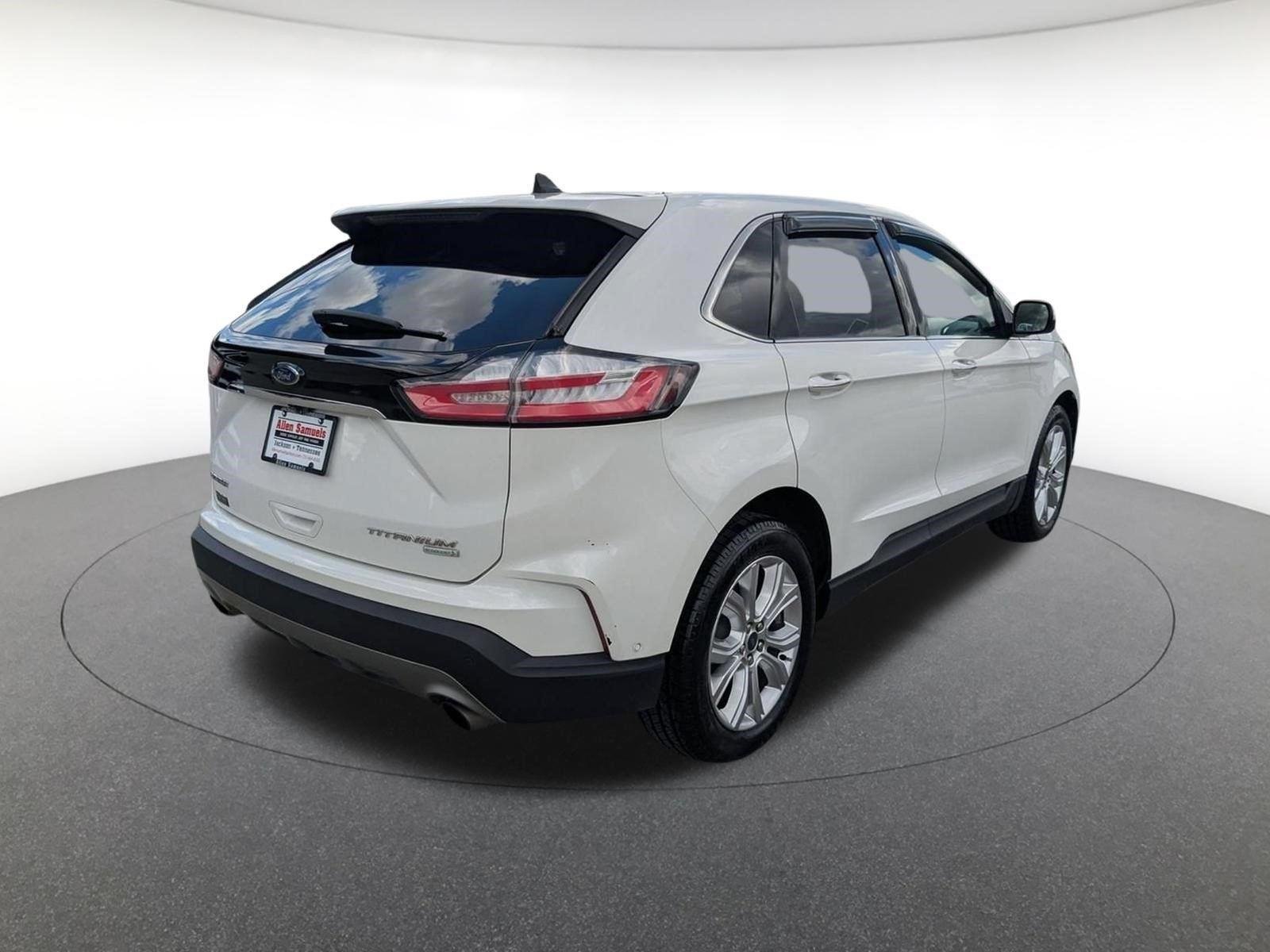 Used 2020 Star White Metallic Tri-Coat Ford Titanium image 4