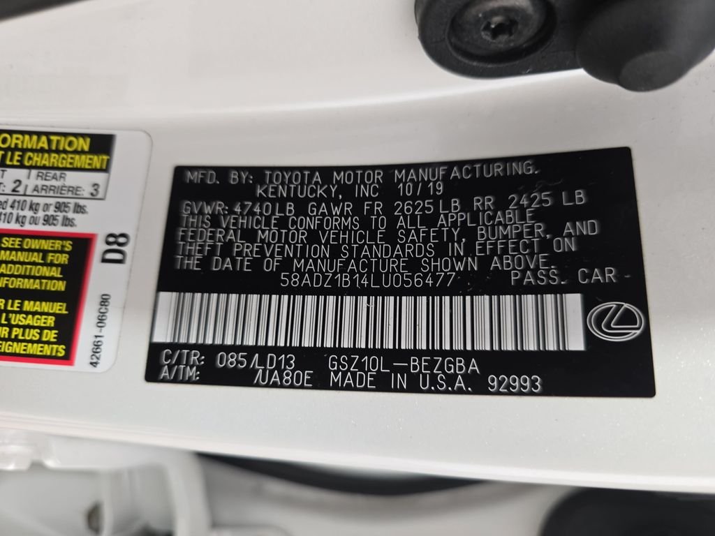 Used 2020 White Pearl Lexus 350 image 33