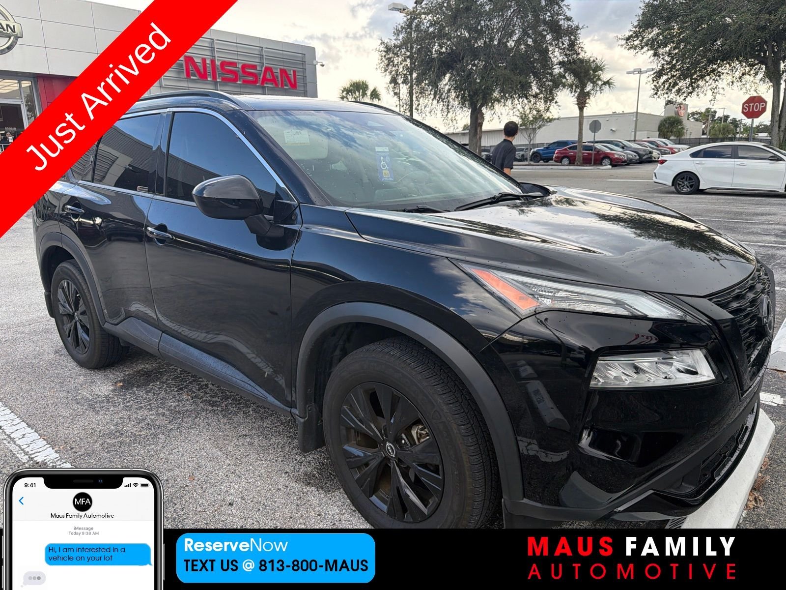Used 2023 Black Nissan SV image 1