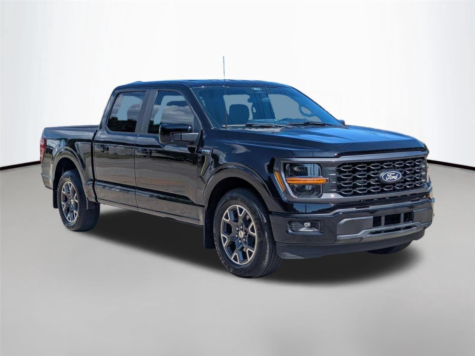 Used 2025 Agate Black Metallic Ford STX image 3