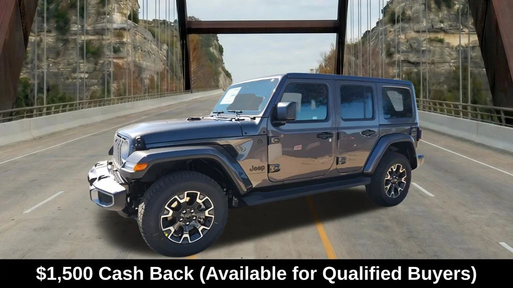 New 2026 Granite Crystal Metallic Clear-Coat Exterior Paint Jeep Sahara image 4
