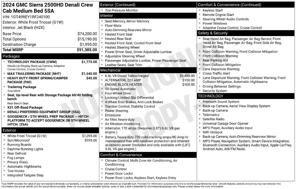 Used 2024 White GMC Denali image 25