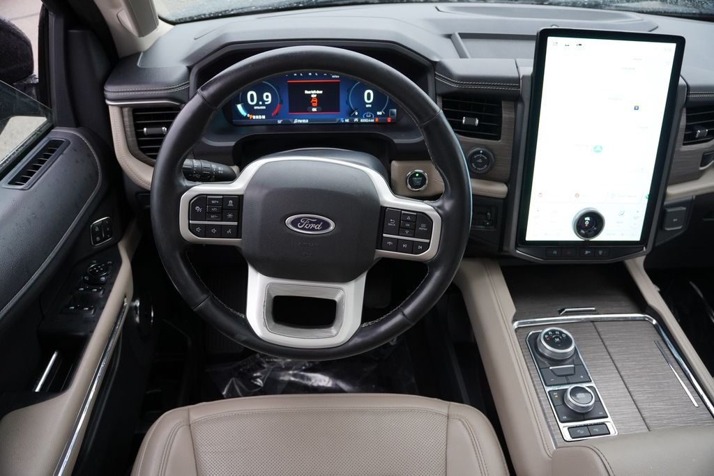 Used 2024 Dark Matter Gray Metallic Ford Limited image 22