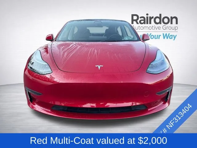 Used 2022 Red Multi-Coat Tesla Long Range image 2