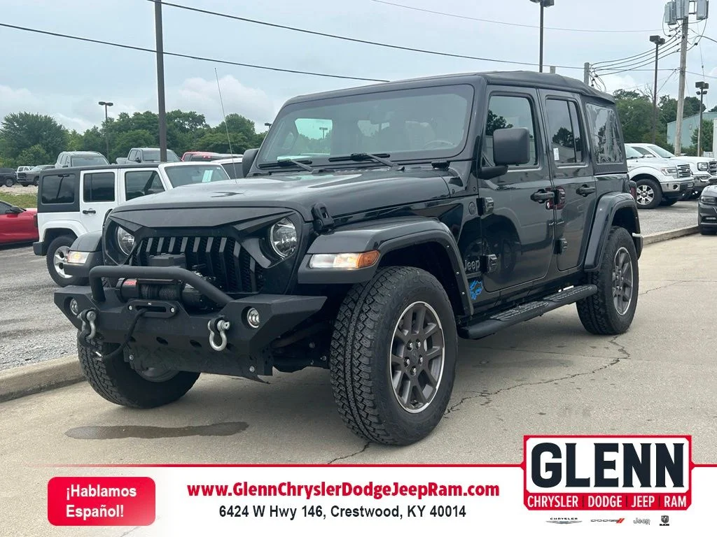 Used 2021 Black Jeep Unlimited Sport S image 1