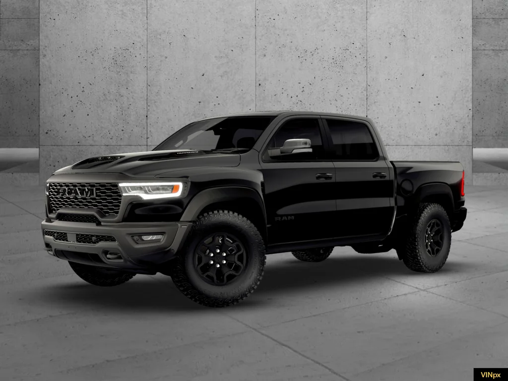 New 2026 Diamond Black Crystal Pearl-Coat Exterior Paint RAM RHO image 1