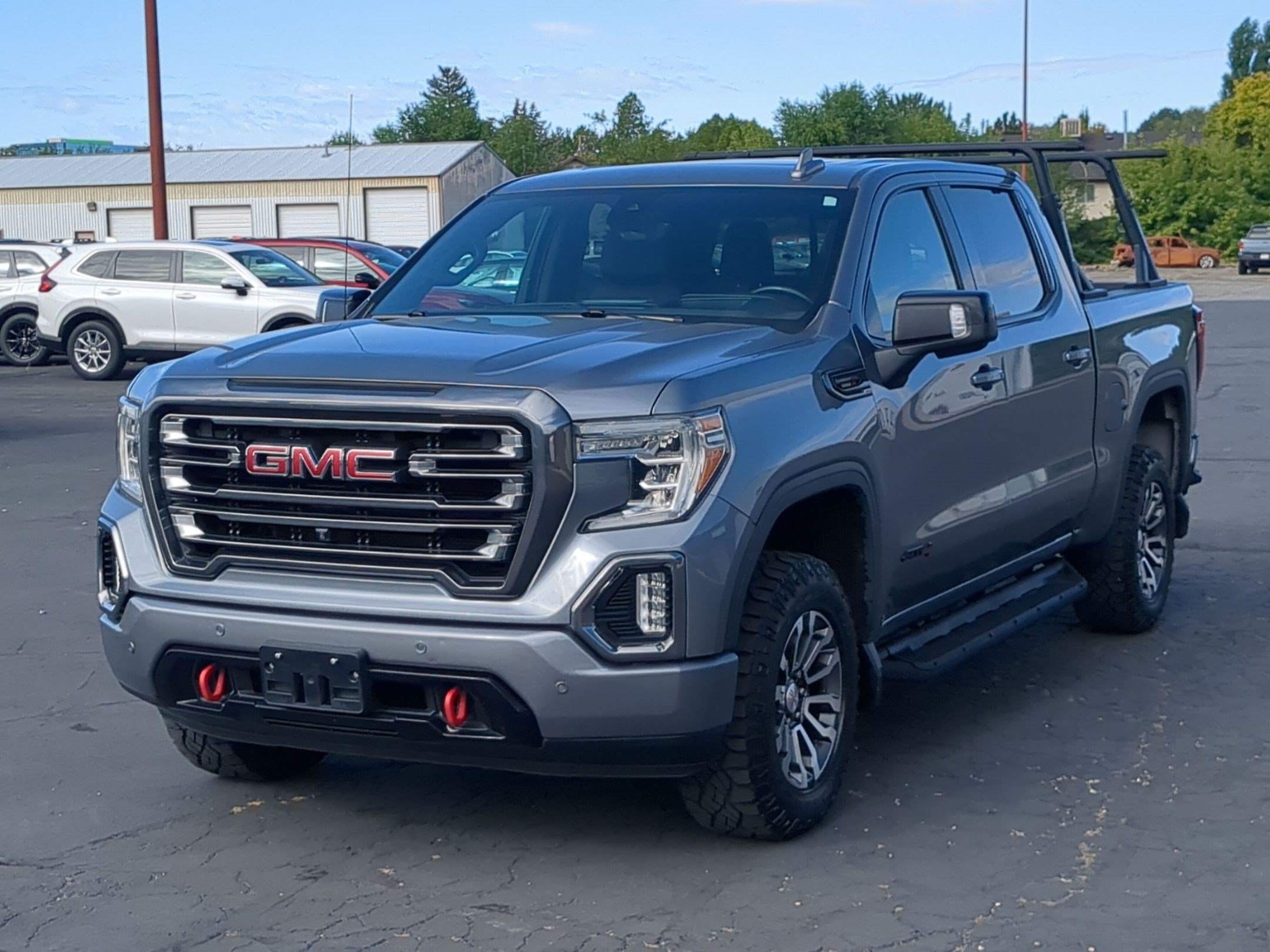 Used 2020 Satin Steel Metallic GMC AT4 image 8