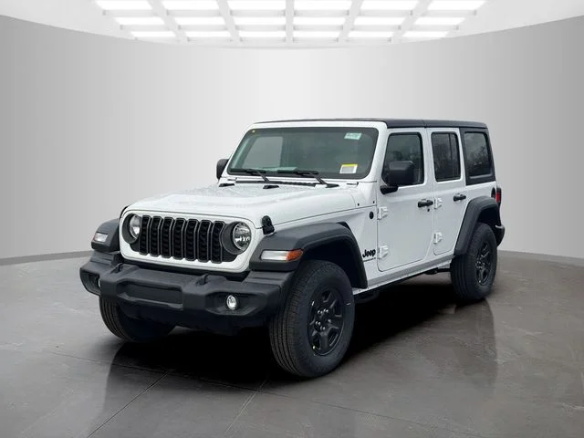 New 2026 Bright White Clear-Coat Exterior Paint Jeep Sport image 3