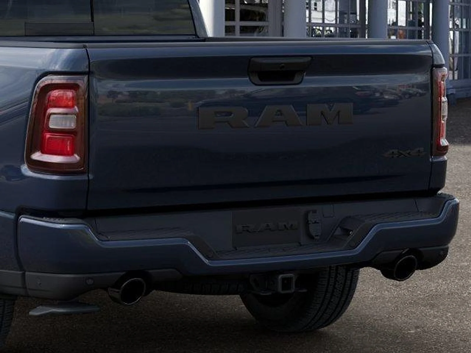 New 2026 Forged Blue Metallic Exterior Paint RAM Express Crew Cab 4x4 5