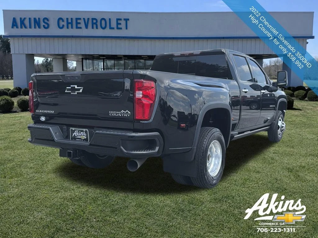 Used 2022 Black Chevrolet High Country DRW image 7