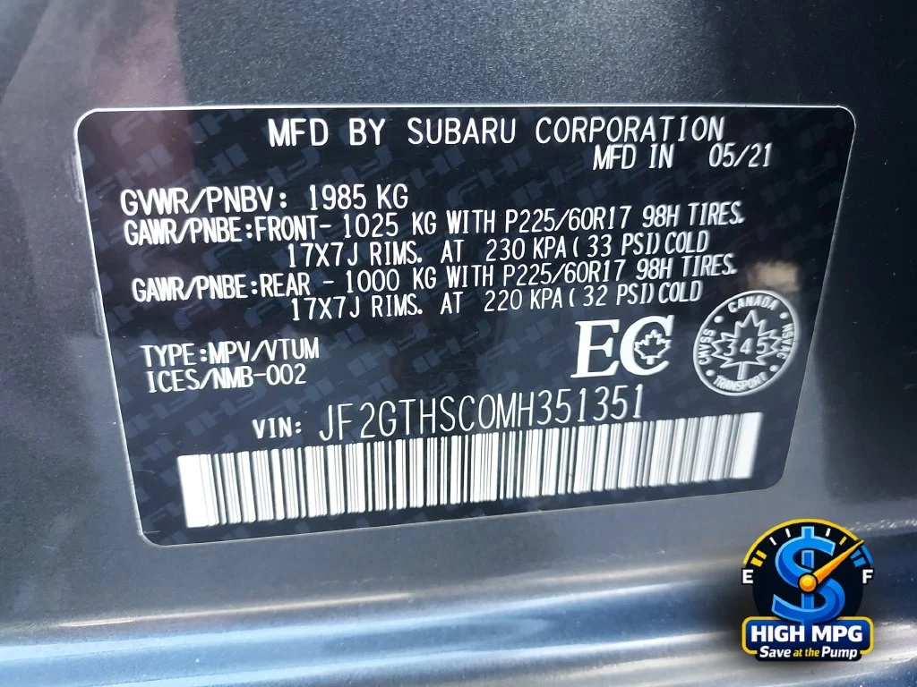 Used 2021 Gray Subaru Sport image 34