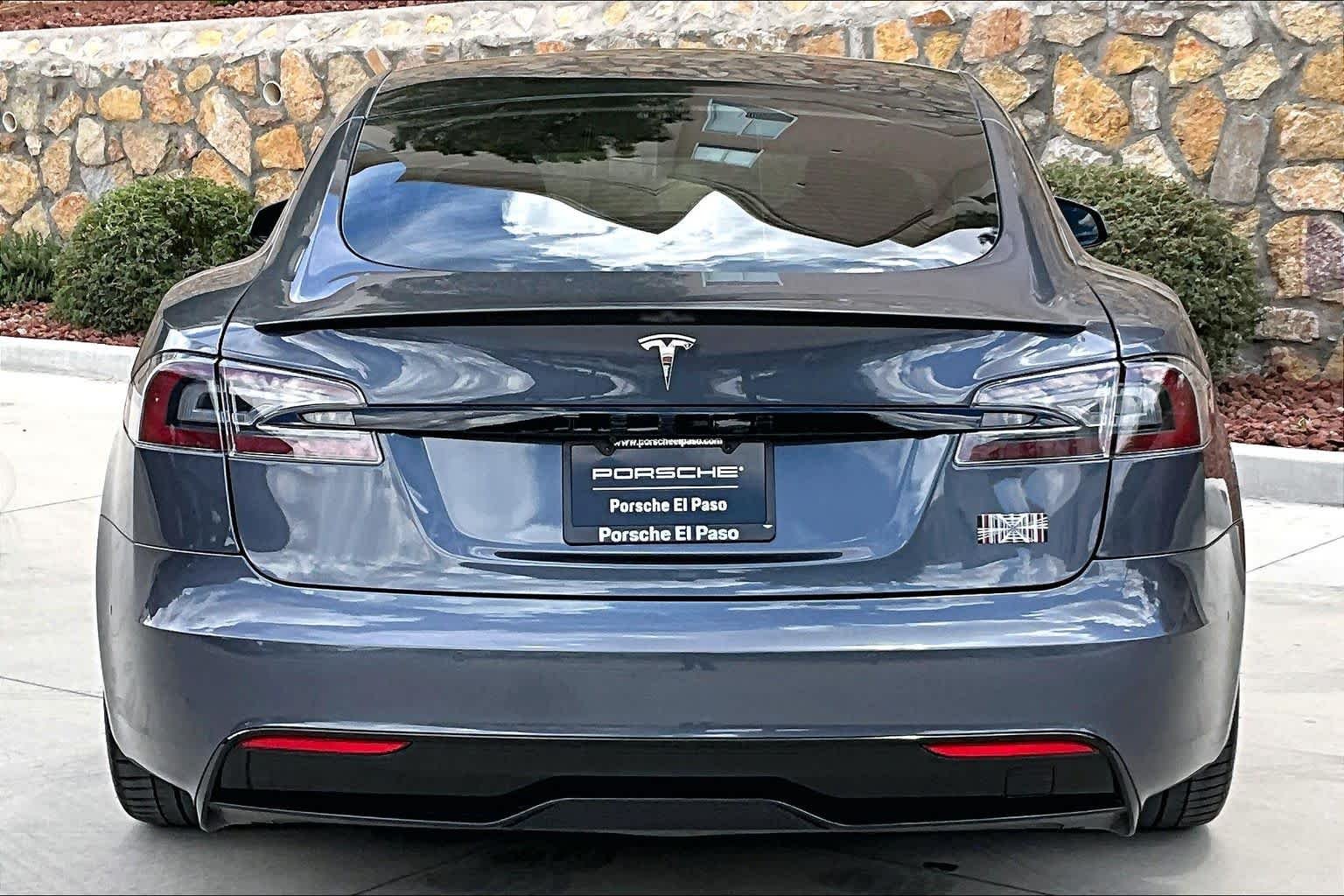 Used 2021 Midnight Silver Metallic Tesla Plaid image 6