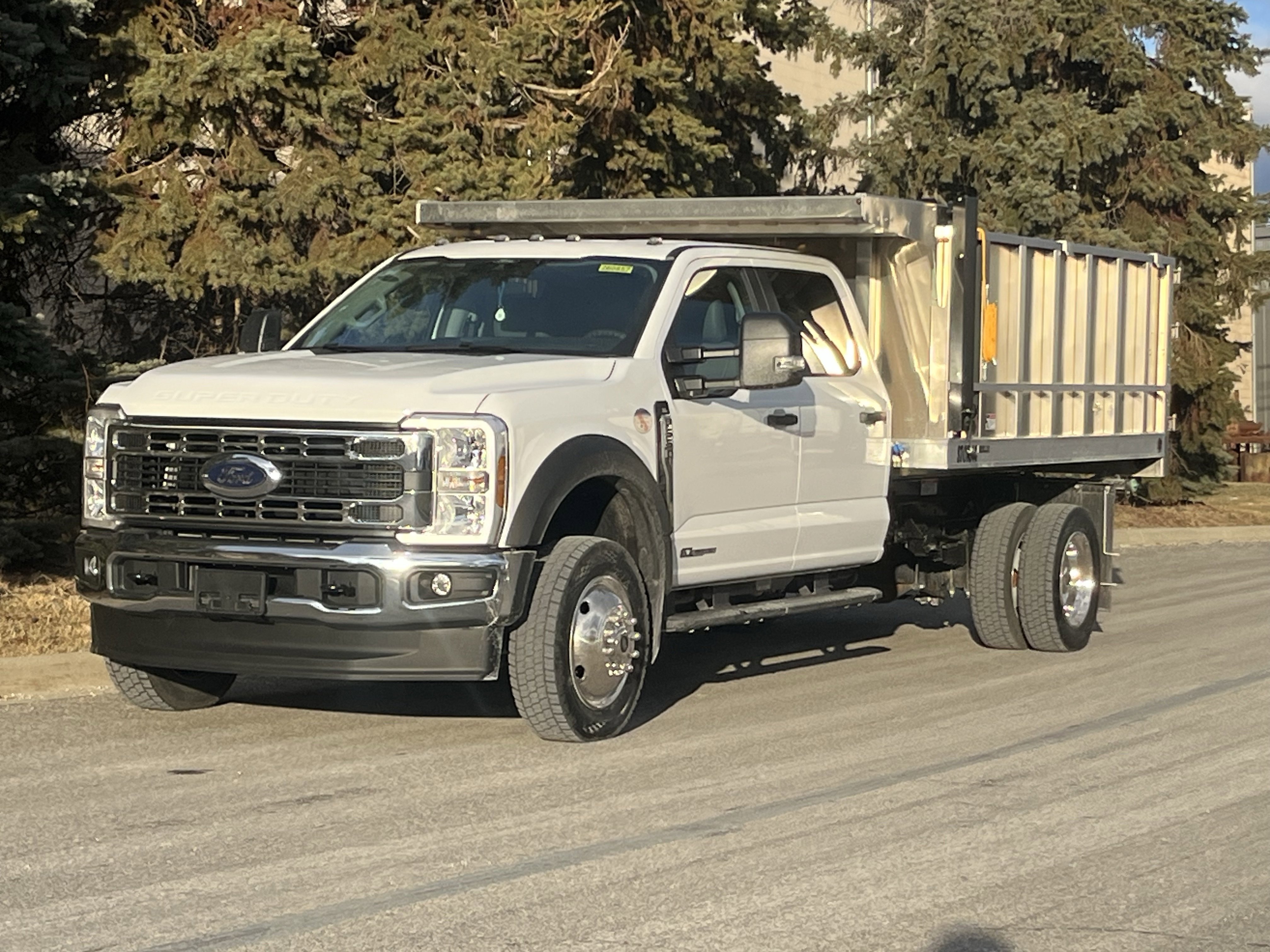 New 2026 Oxford White Ford DUMP BODY image 6