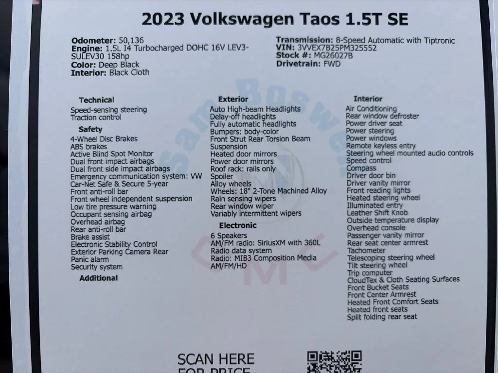 2023 Volkswagen Taos SE - Photo 34