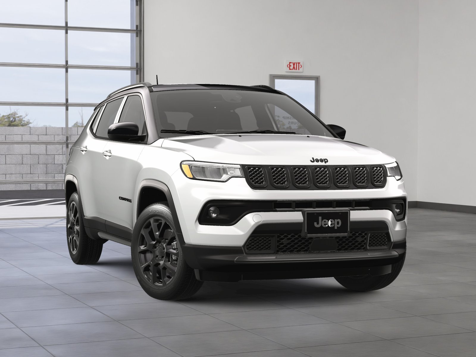 New 2024 Bright White Clear-Coat Exterior Paint Jeep Latitude image 36