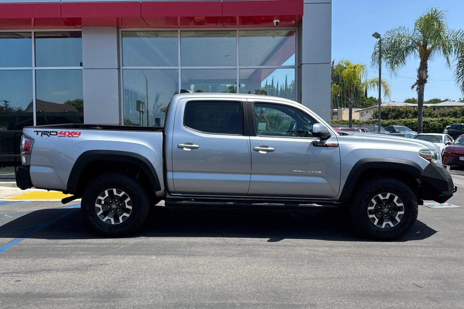 Used 2021 Silver Toyota TRD Off-Road image 4