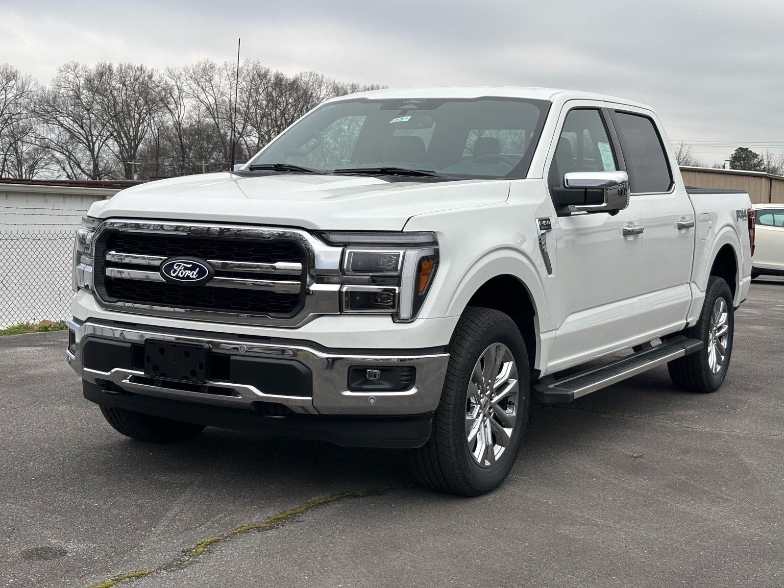 New 2026 Star White Metallic Tri-Coat Ford Lariat® image 2