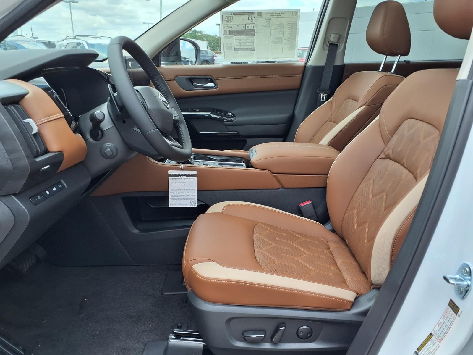 2026 Nissan Pathfinder Platinum White at Robbins Nissan