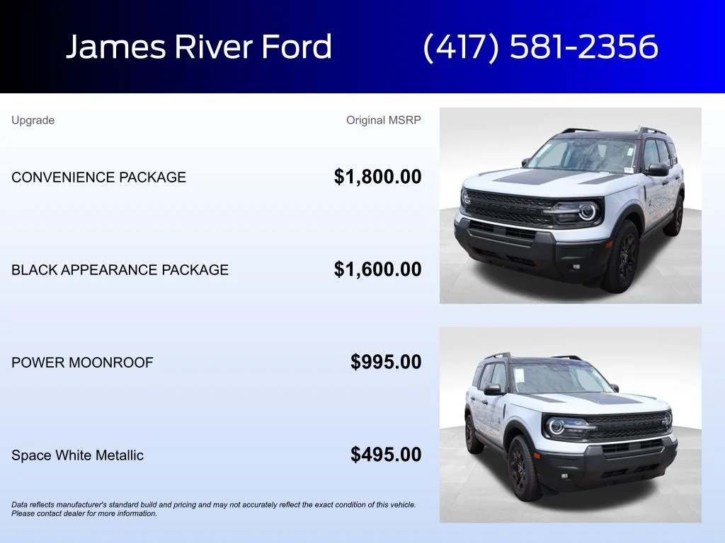 New 2026 Space White Metallic Ford Big Bend® image 5