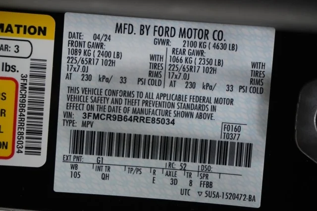 Used 2024 Shadow Black Ford Big Bend image 36