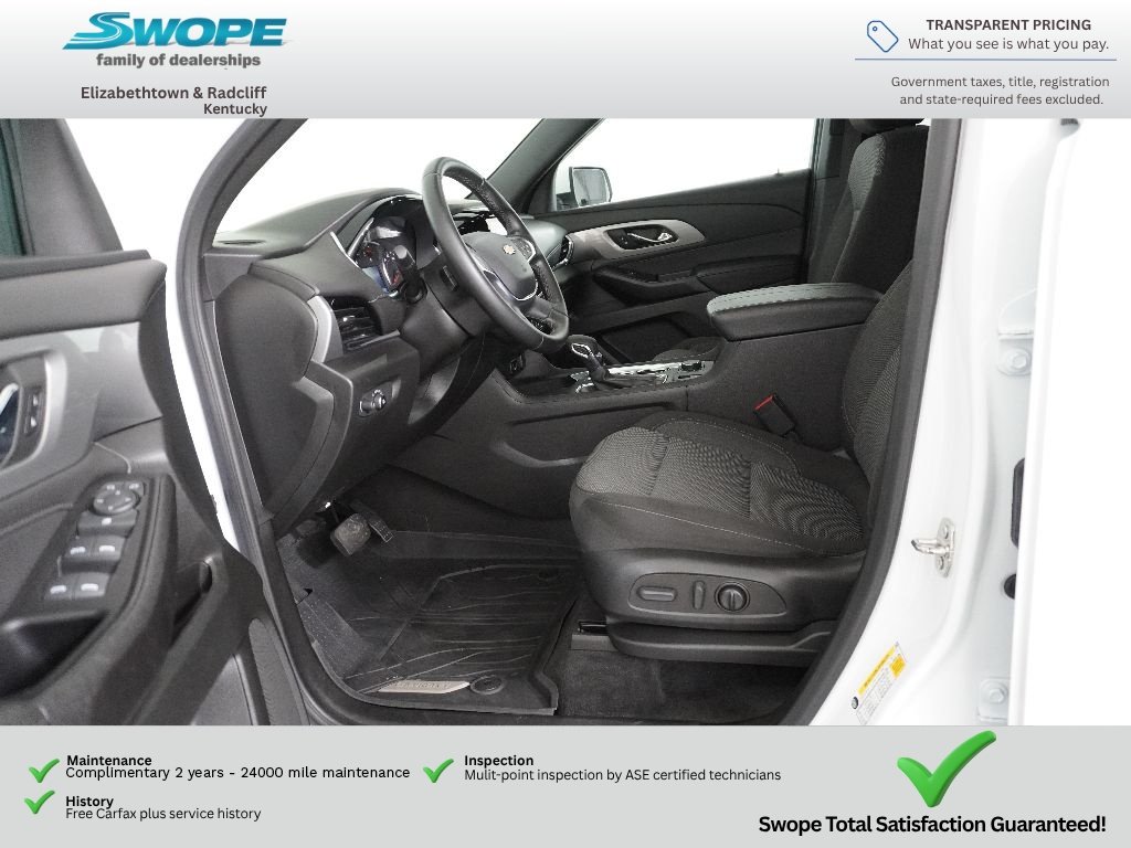 Used 2023 WHITE Chevrolet LT Cloth image 13