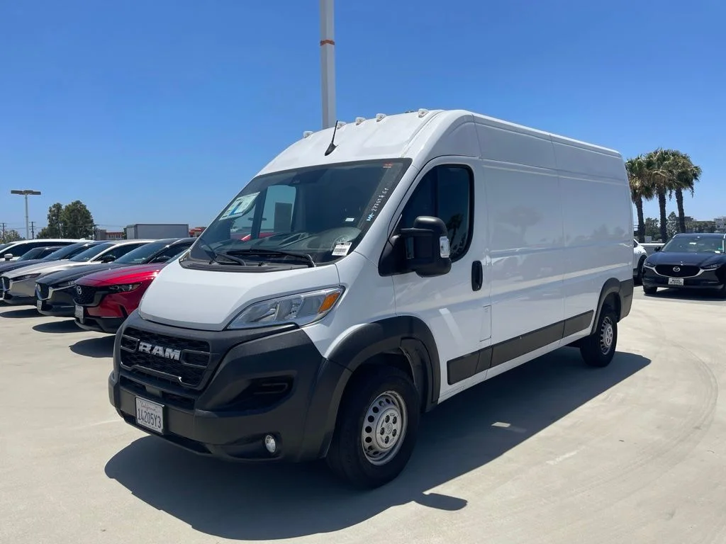 Used 2024 Bright White Clearcoat Ram High Roof image 5