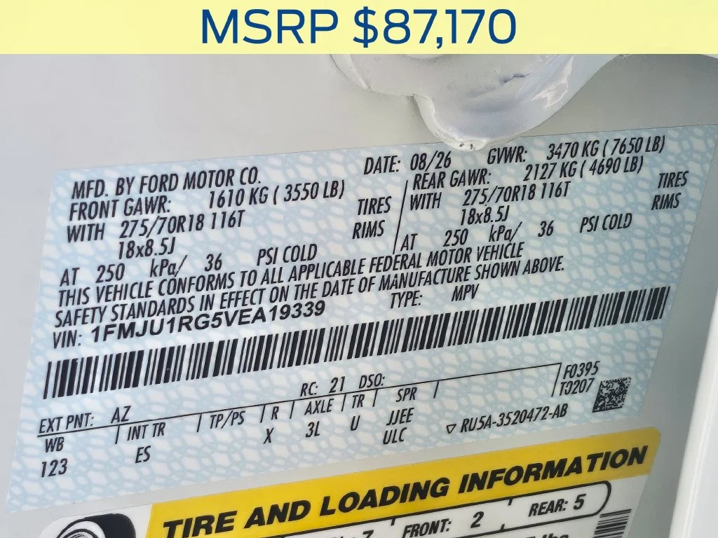 New 2027 Star White Metallic Tri-Coat Ford Tremor® image 42