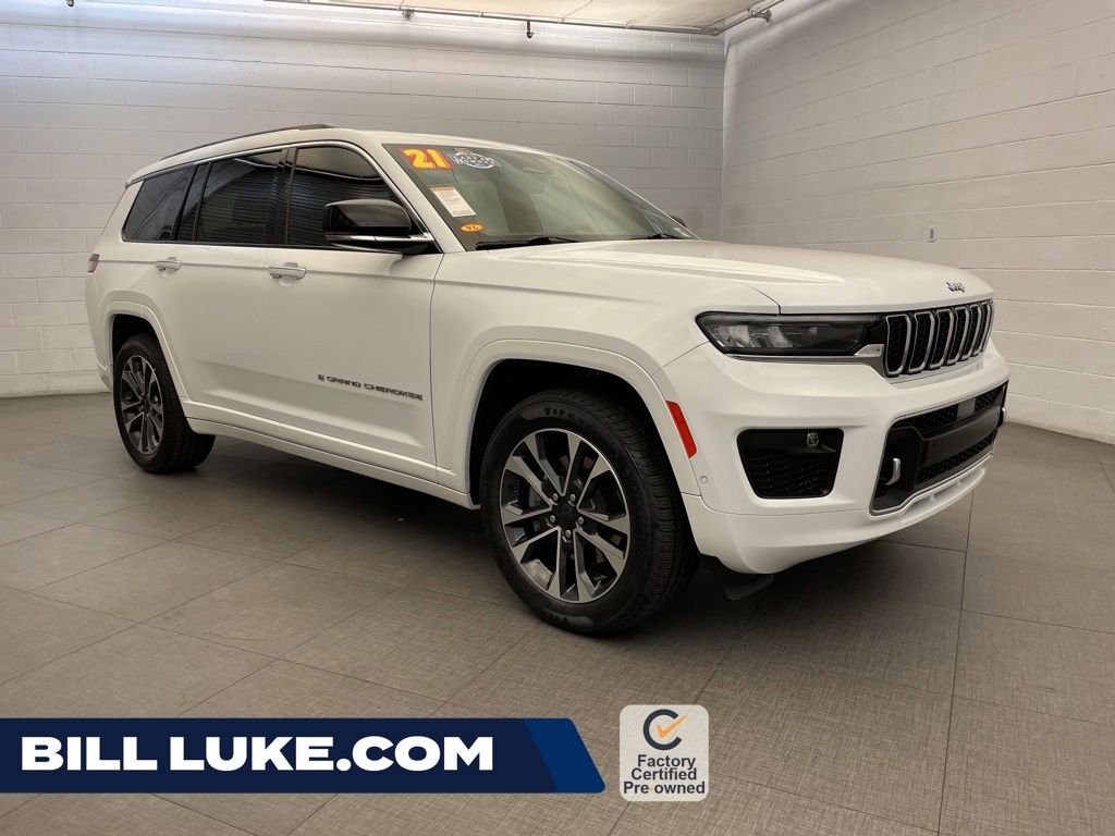 Certified Used 2021 White Jeep Overland image 1