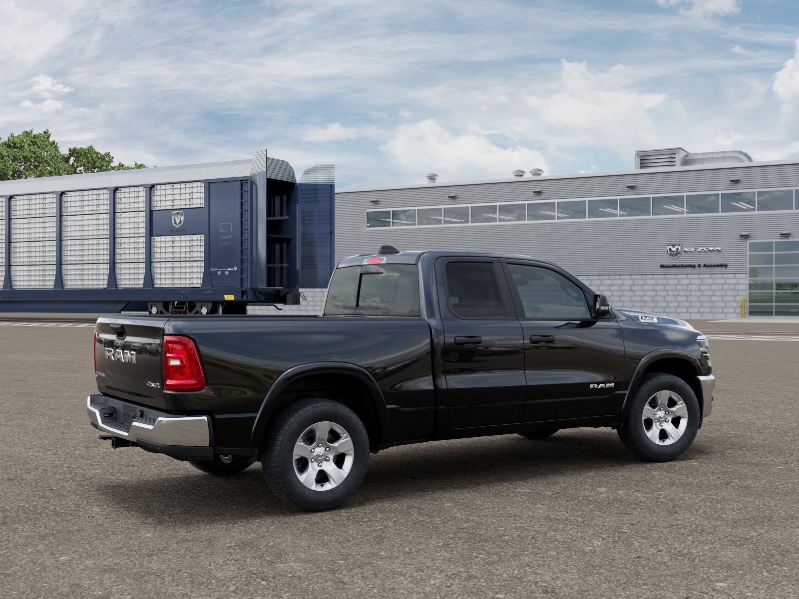 New 2026 Diamond Black Crystal Pearl-Coat Exterior Paint RAM BIG HORN image 19