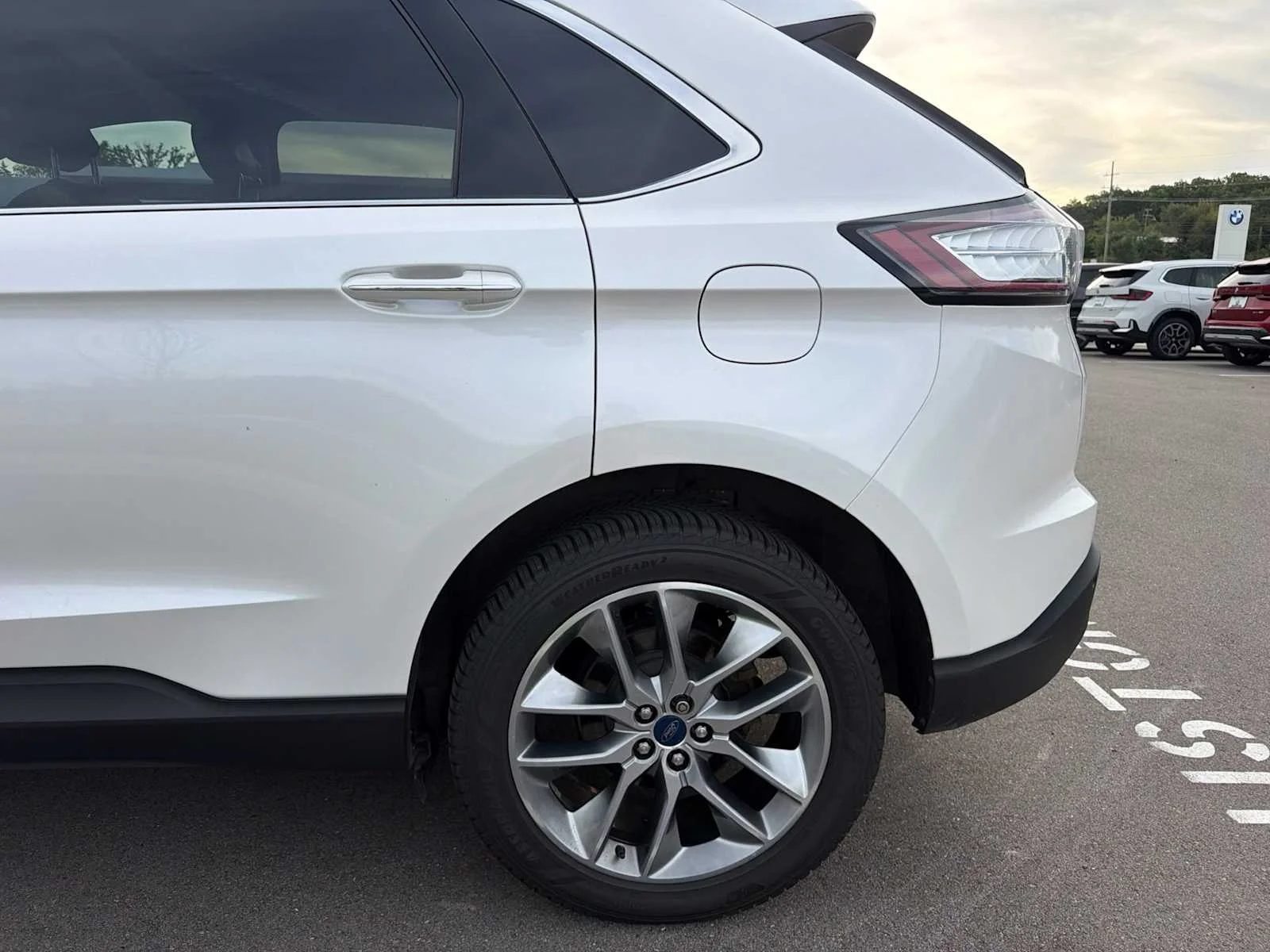 Used 2015 White Platinum Metallic Tri-Coat Ford Titanium image 4