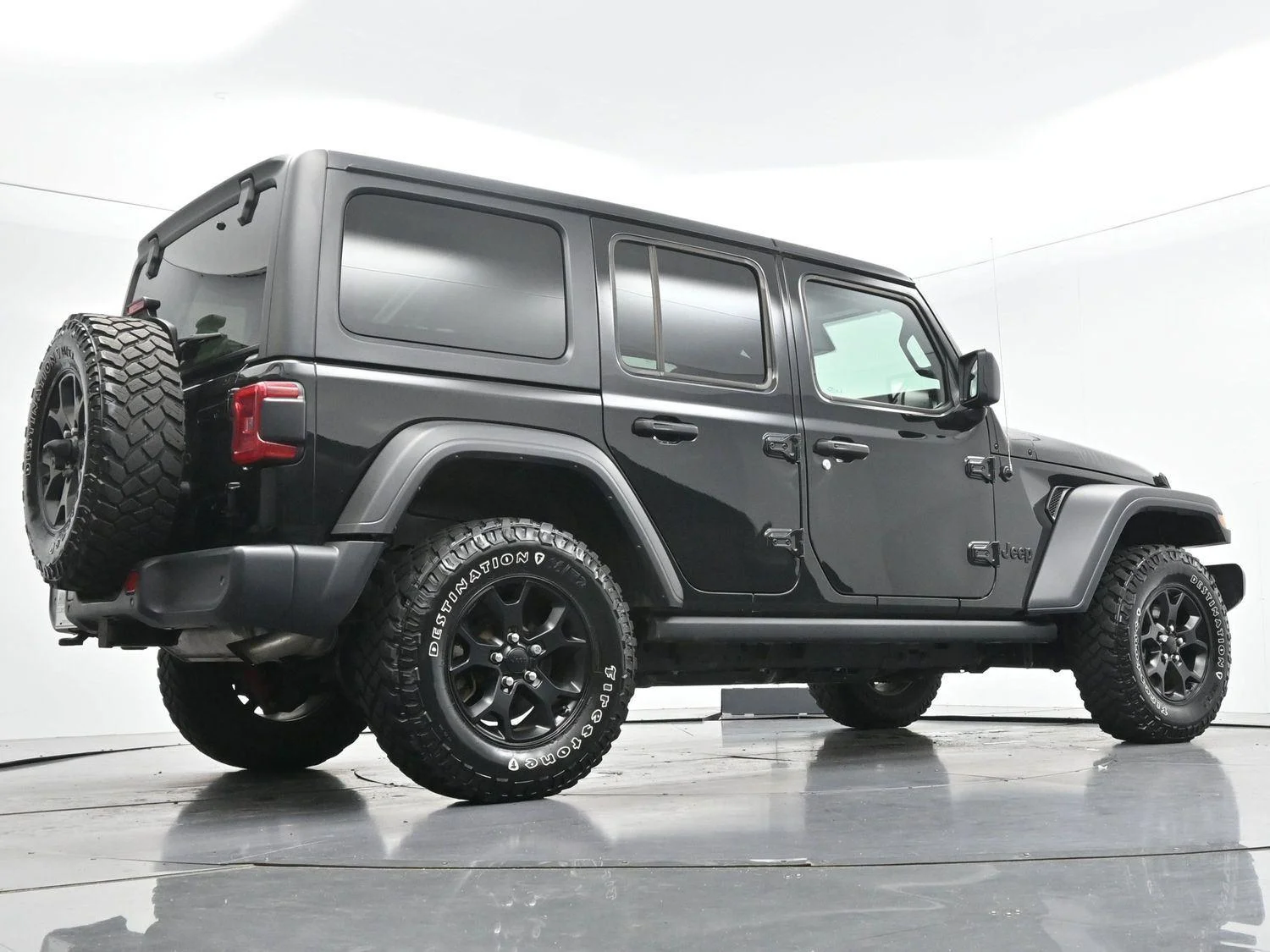 Used 2022 Black Clearcoat Jeep Unlimited Willys image 50
