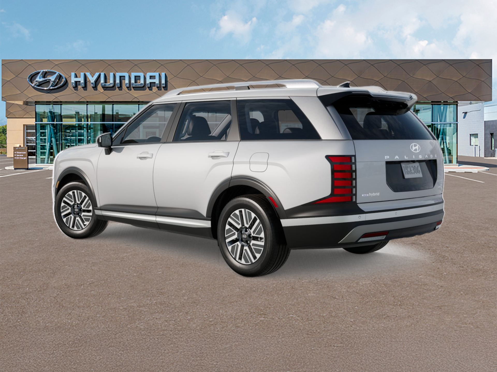 New 2026 Creamy White Pearl Hyundai Blue SEL 8P image 4