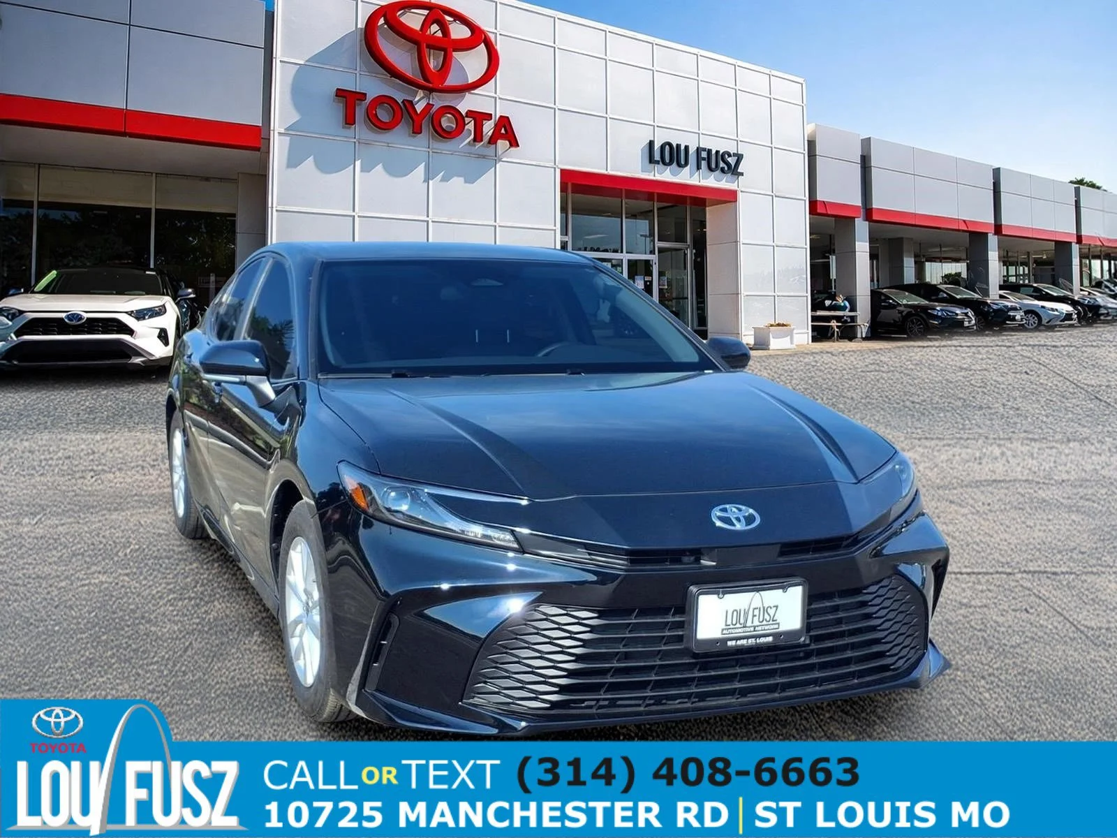 Used 2025 BLack Toyota LE image 1