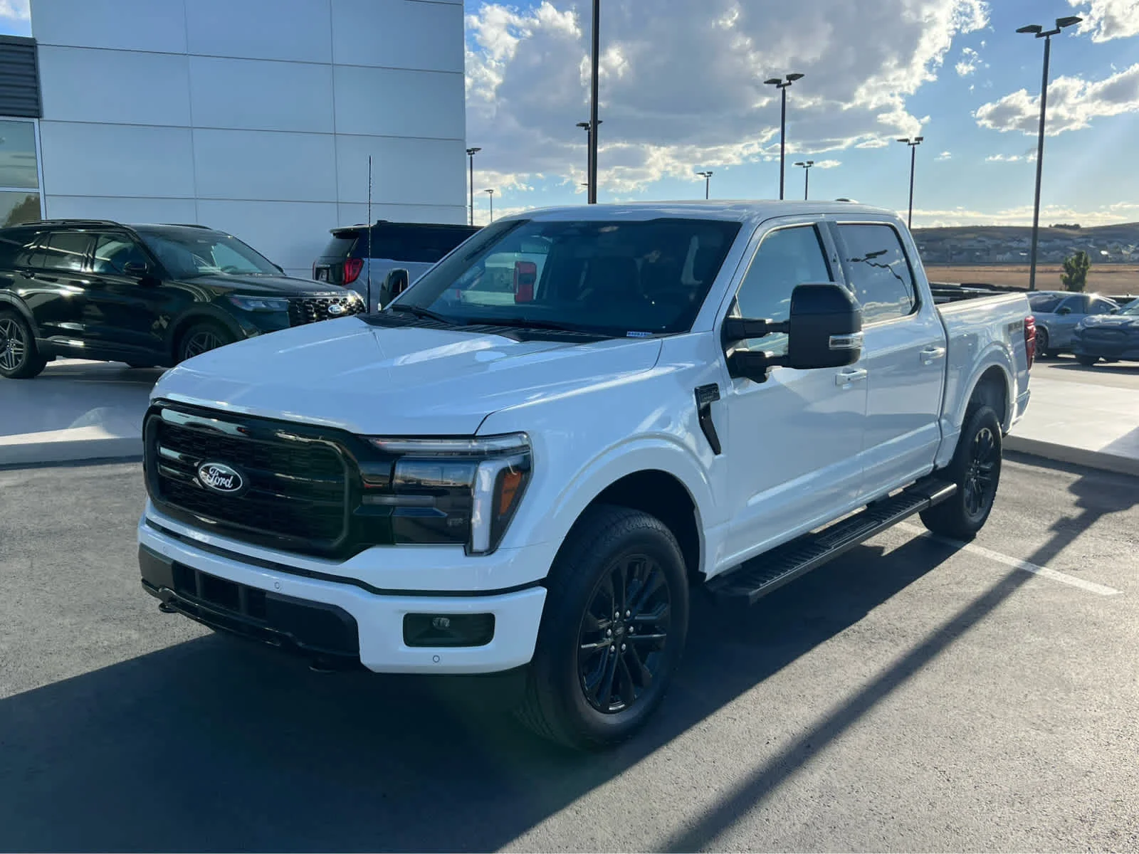 New 2026 Star White Metallic Tri-Coat Ford Lariat® image 2