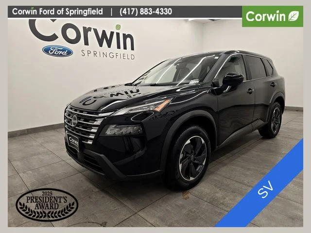 Used 2025 Super Black Nissan SV image 1