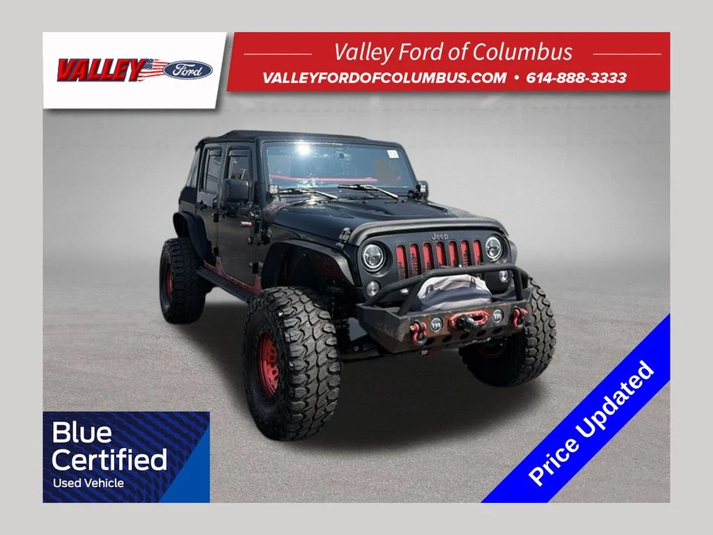 Certified Used 2018 Black Clearcoat Jeep Unlimited Rubicon image 1