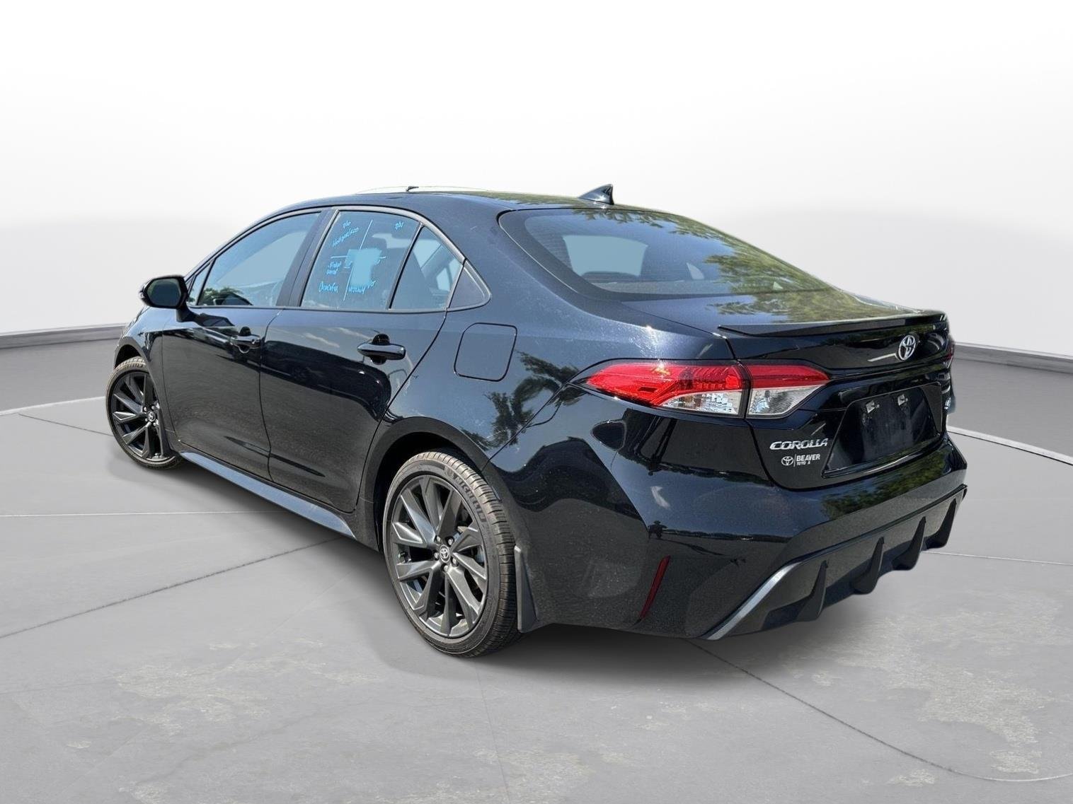 Used 2025 Midnight Black Metallic Toyota SE image 8