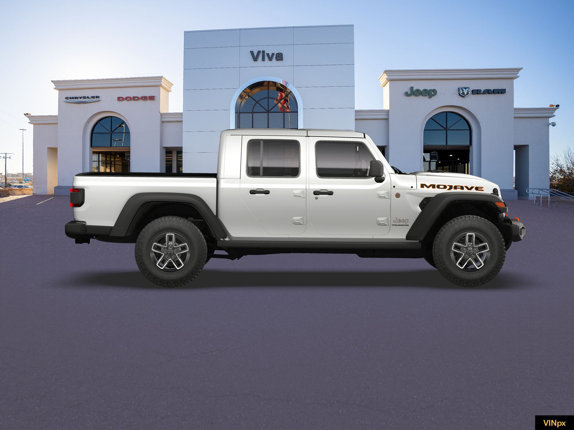 New 2026 Bright White Clear-Coat Exterior Paint Jeep Mojave image 20
