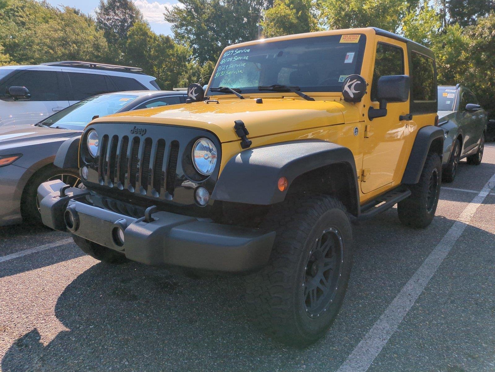 Used 2015 Baja Yellow Clearcoat Jeep Willys Wheeler image 6