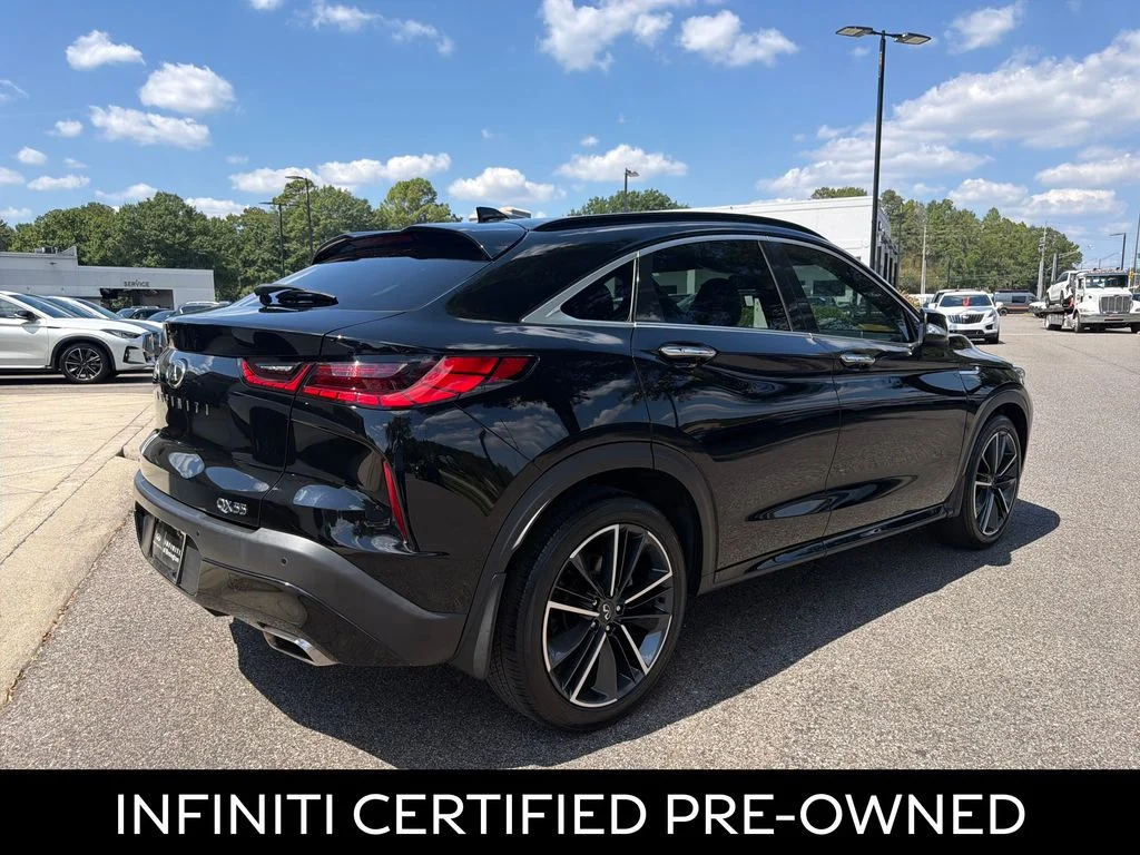 Certified Used 2023 Black Obsidian INFINITI LUXE image 12