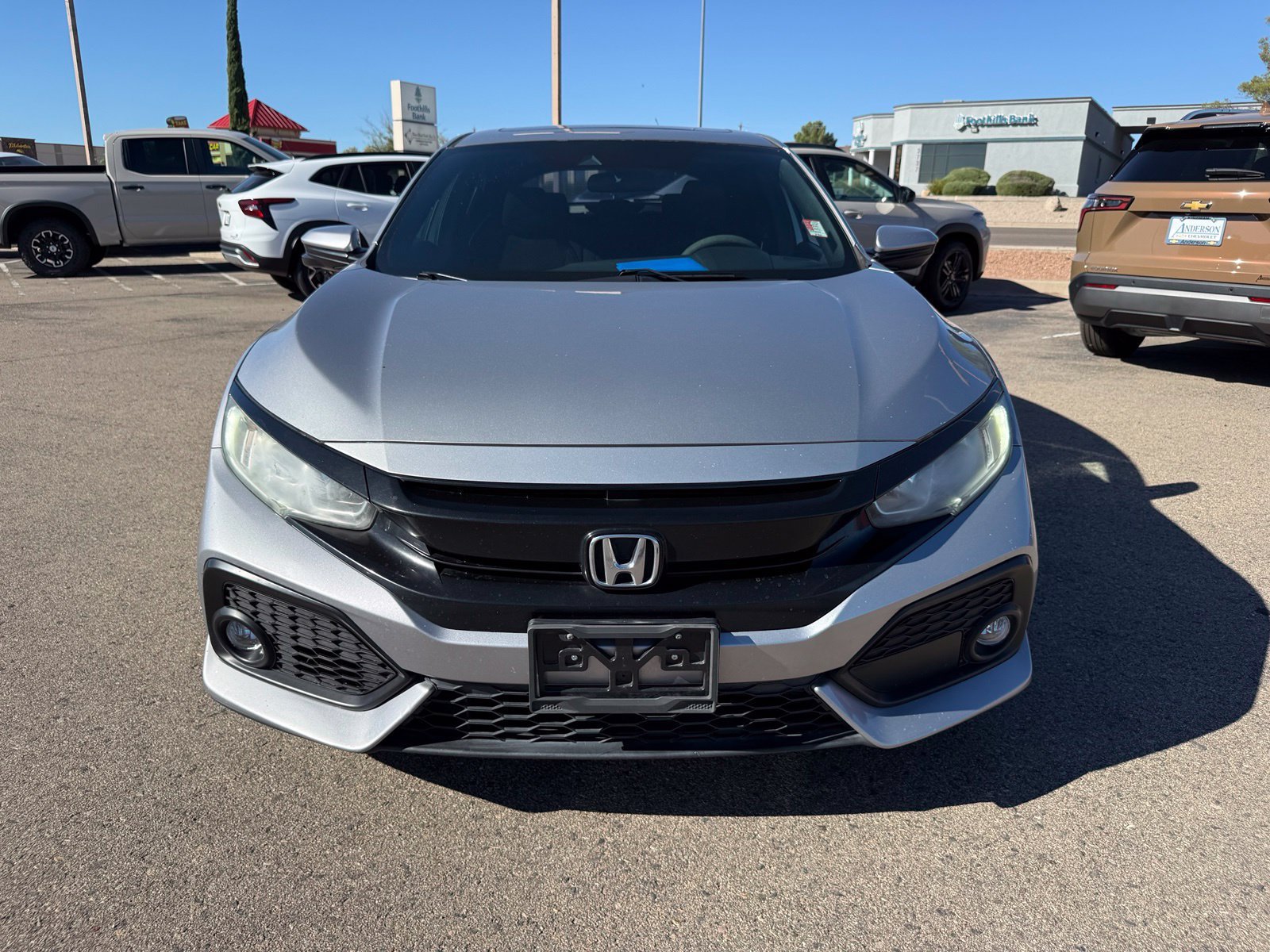 Used 2018 Honda Civic Hatchback EX with VIN SHHFK7H68JU417034 for sale in Kingman, AZ