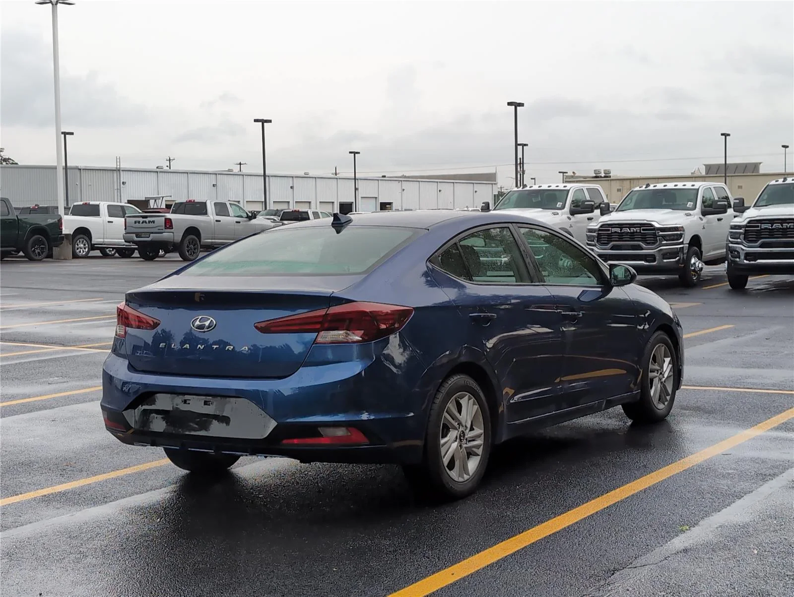 Used 2020 Lakeside Blue Hyundai SEL image 7